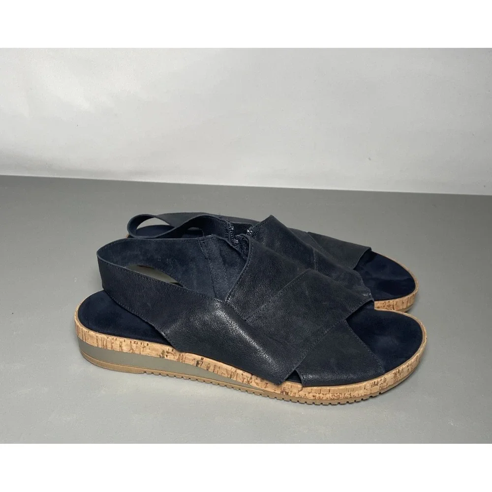 Sesto Meucci Women's Navy Blue Sandals US 8M